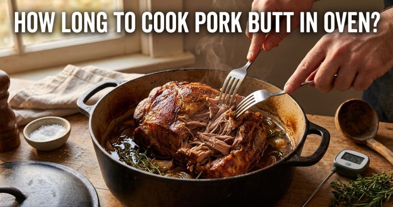 how long to cook pork butt in oven