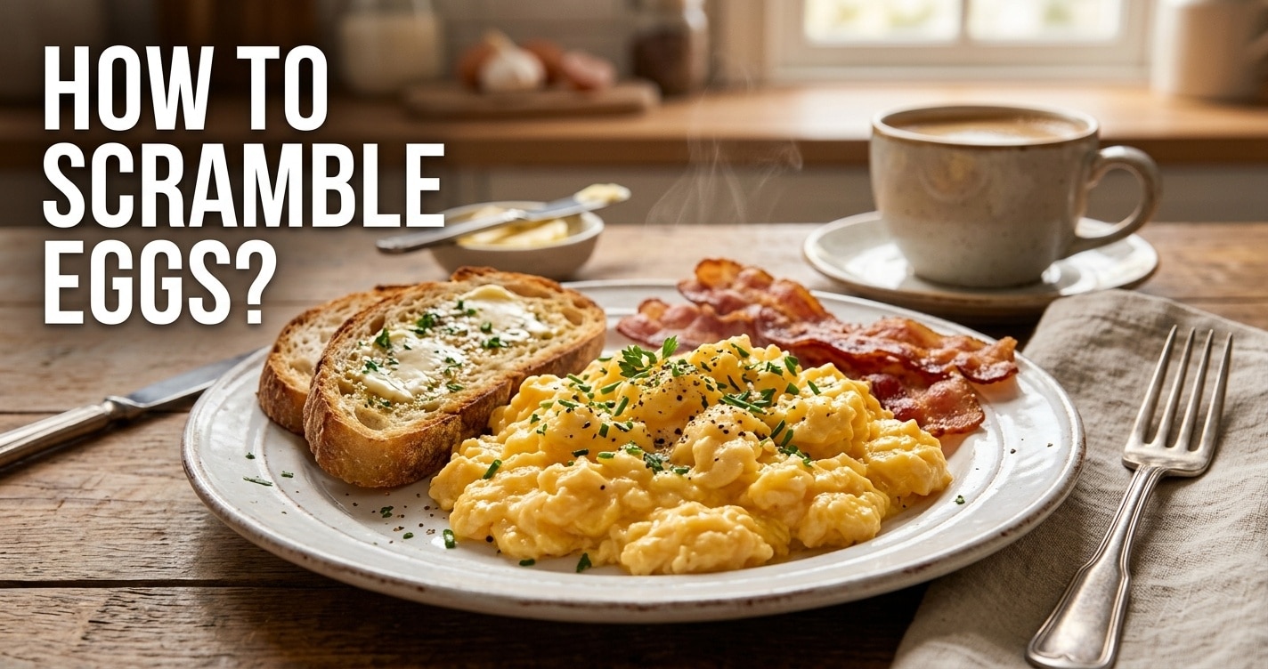 how to scramble eggs